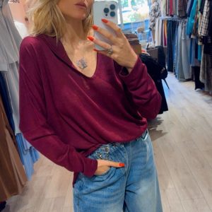 חולצת הולי בורדו