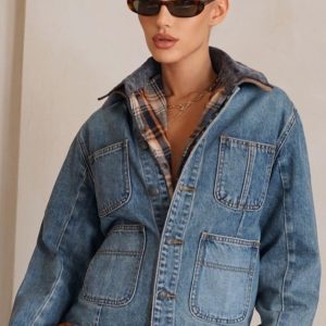 ג'קט ג'ינס שילוב קורדרוי