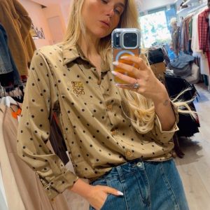 חולצת לואה נקודות