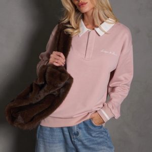 סווצ'ר  POLO - ורוד