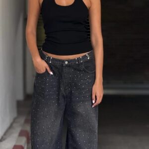 ג'ינס רויאל אבנים - אפור